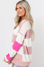 Load image into Gallery viewer, Light Pink Colorblock Drop Sleeve Top
