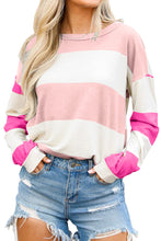 Load image into Gallery viewer, Light Pink Colorblock Drop Sleeve Top
