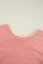 Load image into Gallery viewer, Apricot Bowknot Plain Round Neck Sweatshirt
