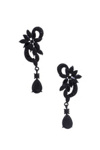 Load image into Gallery viewer, Flower Rhinestone Dangle Earring
