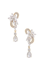 Load image into Gallery viewer, Flower Rhinestone Dangle Earring
