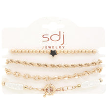 Load image into Gallery viewer, Sodajo Star Beaded Bracelet Set
