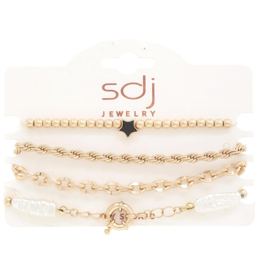 Sodajo Star Beaded Bracelet Set