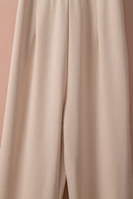 Load image into Gallery viewer, Apricot Boat Neck Knot Wide Leg Jumpsuit
